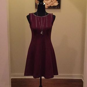 Ann Taylor Faux Leather Dress